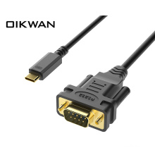 Câble série USB-C à DB9 M RS232